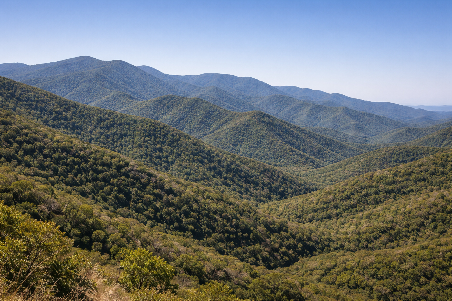 Mountain views from Tres Aguas Oaxaca