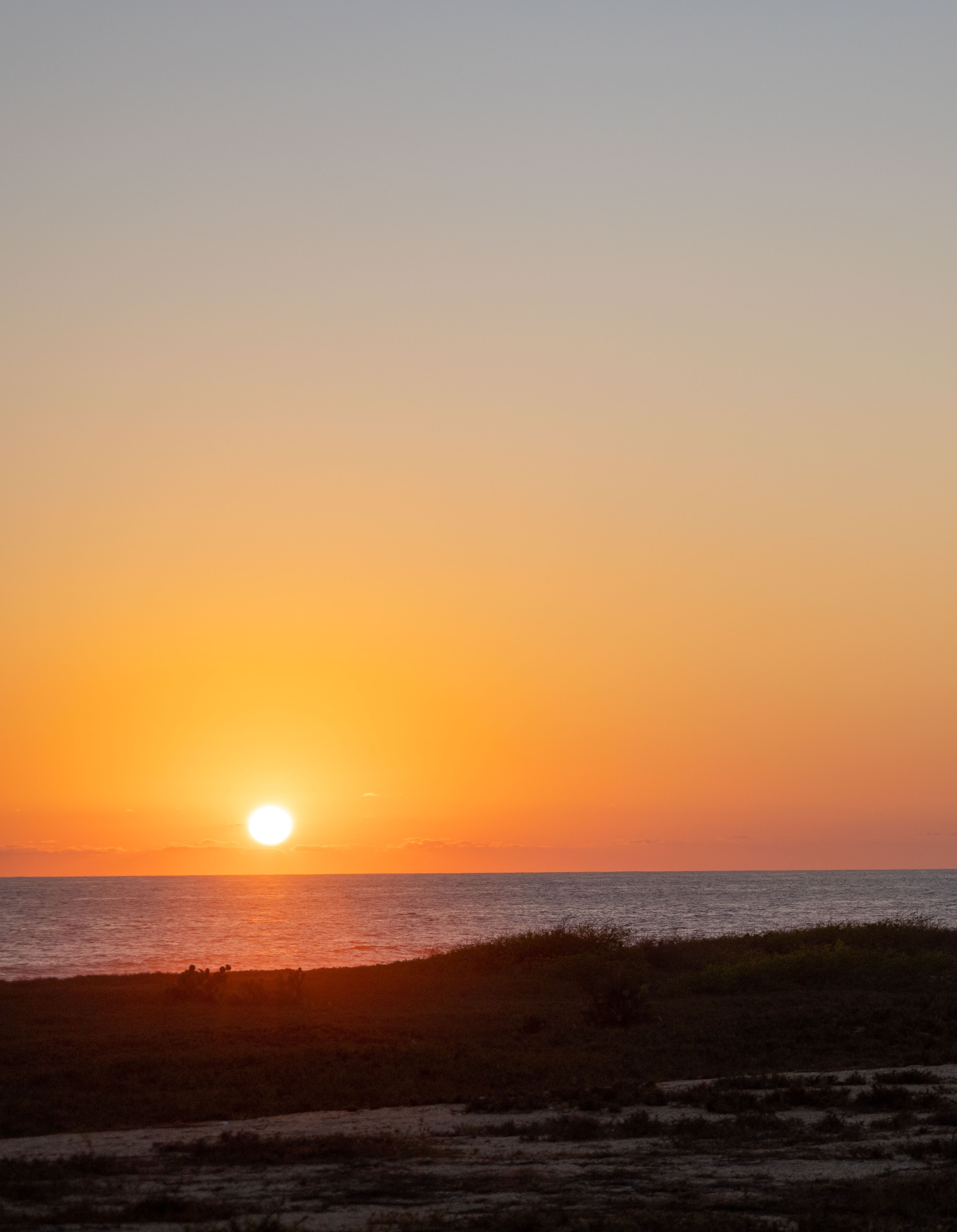 Pacific sunset at Playa Palmarito Puerto Escondido